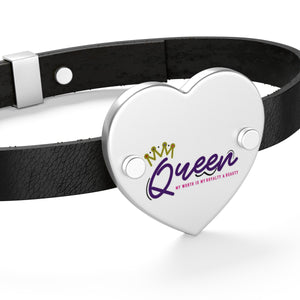 Queen Leather Bracelet