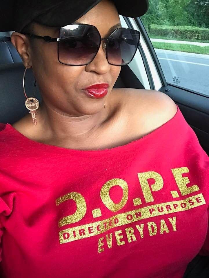 D.O.P.E. Off The Shoulder Sweatshirt